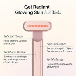 NEW AUTHENTIC Solawave RADIANT RENEWAL 4-in-1 Skincare Wand (rose gold)  NIB